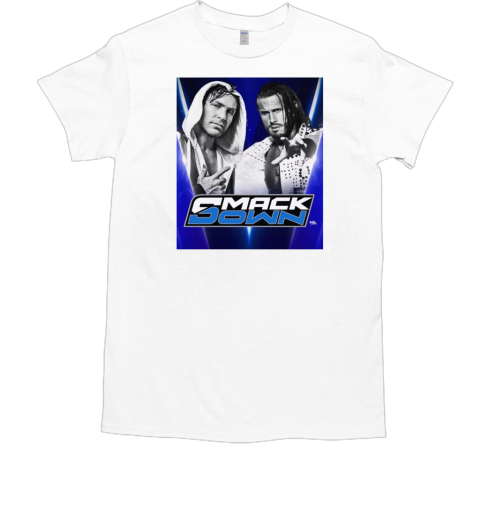 Chris Sabin and Alex Shelley MCMG WWE SmackDown Poster T-Shirt Chris Sabin and Alex Shelley MCMG WWE SmackDown Poster T-Shirt