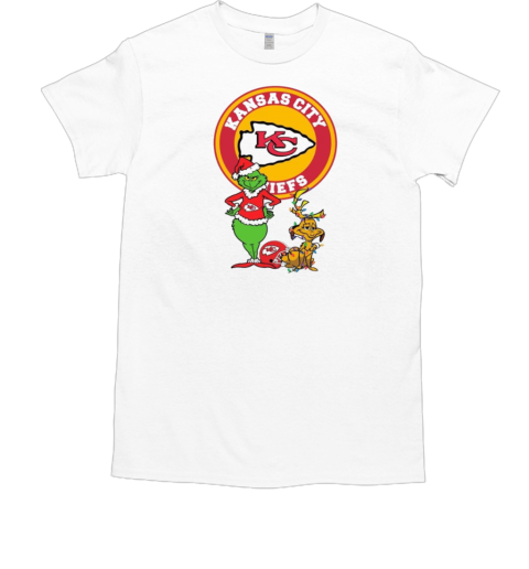 Grinch And Max Kansas City Chiefs Merry Christmas 2024 T-Shirt Grinch And Max Kansas City Chiefs Merry Christmas 2024 T-Shirt