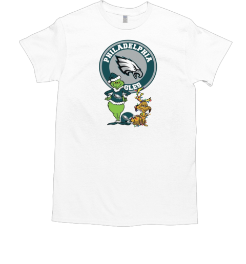 Grinch And Max Philadelphia Eagles Merry Christmas 2024 T-Shirt Grinch And Max Philadelphia Eagles Merry Christmas 2024 T-Shirt