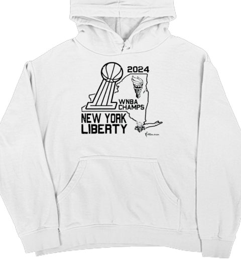 Stadium Essentials Mint New York Liberty 2024 WNBA Finals Champions Hometown T- Unisex Hoodie