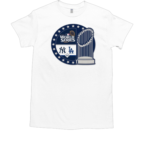 Los Angeles Dodgers vs. New York Yankees 2024 World Series Matchup Collector MLB T-Shirt Los Angeles Dodgers vs. New York Yankees 2024 World Series Matchup Collector MLB T-Shirt