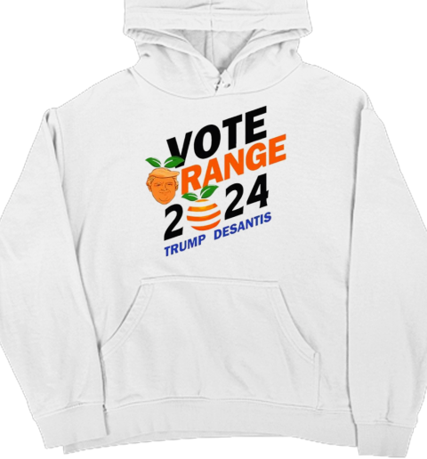 Women vote orange Trump desantis 2024 presidential election T- Unisex Hoodie