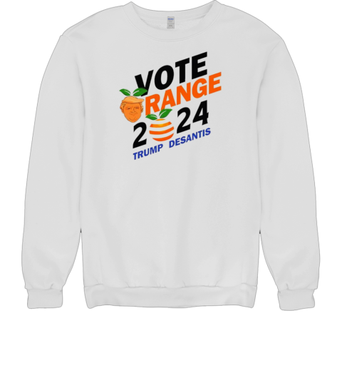 Women vote orange Trump desantis 2024 presidential election T- Unisex Sweatshirt