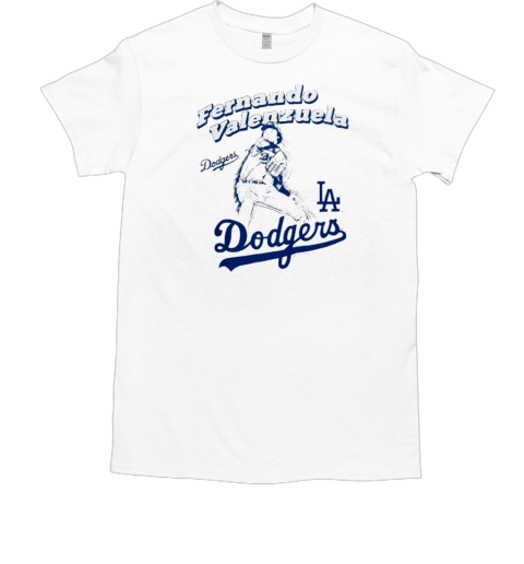 Fernando Valenzuela Los Angeles Dodgers Pitch T-Shirt