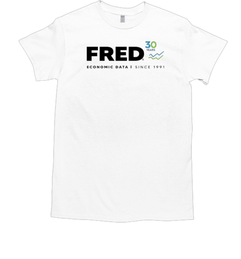 Fred Economic Data since 1991 T-Shirt