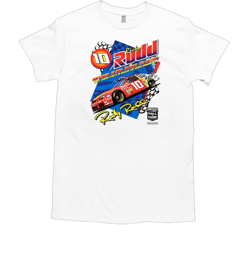 Ricky Rudd Checkered Flag Sports NASCAR 2025 Hall of Fame Inductee T-Shirt