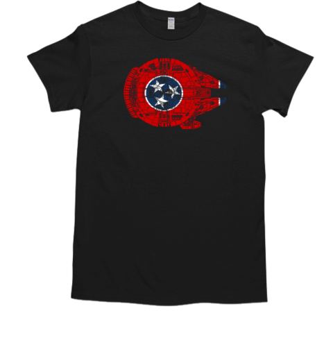 Tennessee Flag And The Millennium Falcon T-Shirt