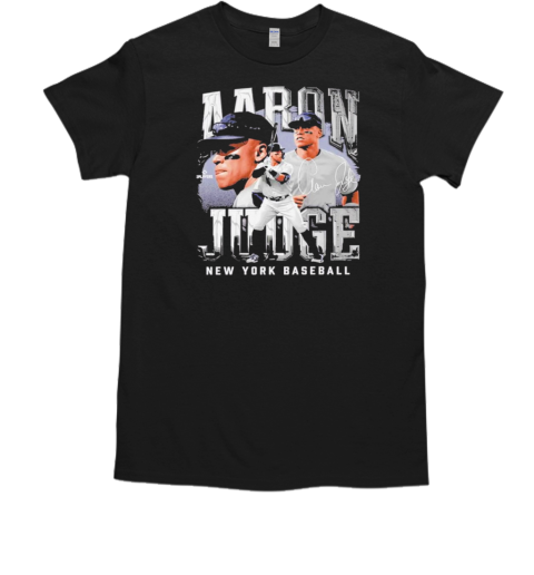 Aaron Judge New York Yankees MLB Homage Heavyweight Signature 2024 T-Shirt
