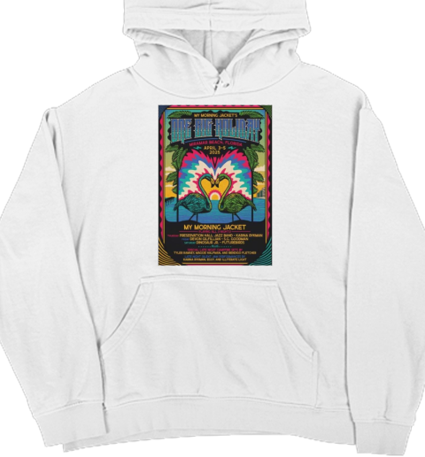 Design My Morning Jacket One Big Holiday Miramar Beach, FL Apr 3 5 2025 Tour Poster T- Unisex Hoodie