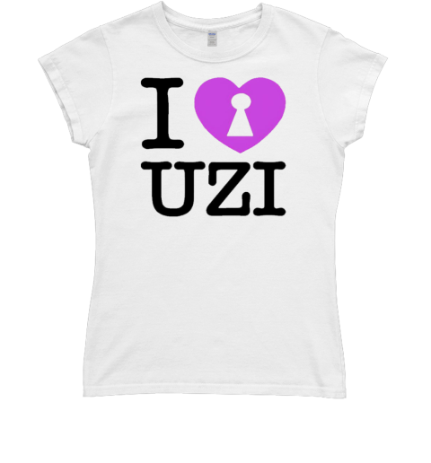 I heart Uzi T- Classic Women's T-shirt