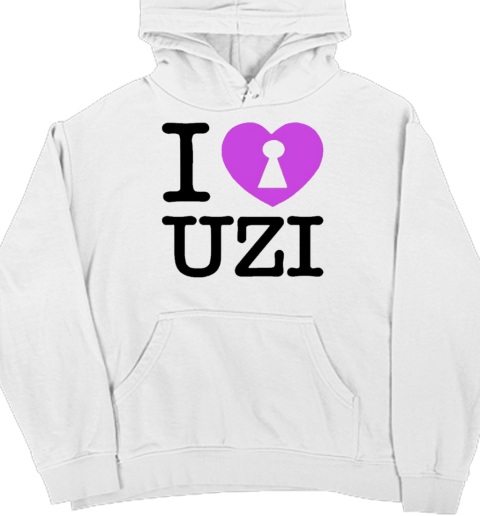 I heart Uzi T- Unisex Hoodie