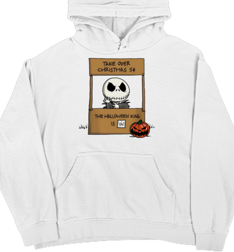 Jack Skellington X Peanuts take over Christmas 5 The Halloween King is in T- Unisex Hoodie