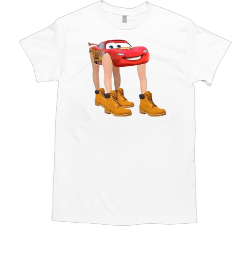 Lightning McQueen with legs cartoon T-Shirt