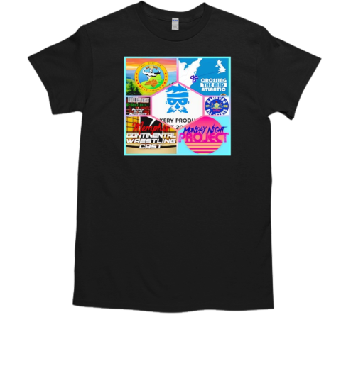 Memphis Continental Wrestling Cast Old Bakery T-Shirt