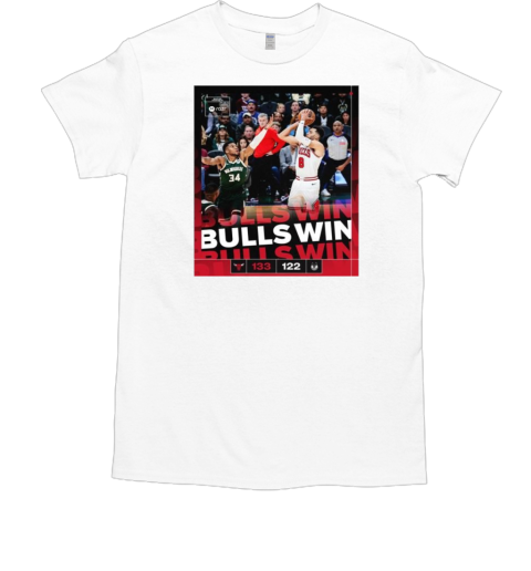 Chicago Bulls 133 – 122 Milwaukee Bucks Bulls Win Knuck If You Buck Poster T-Shirt Chicago Bulls 133 – 122 Milwaukee Bucks Bulls Win Knuck If You Buck Poster T-Shirt