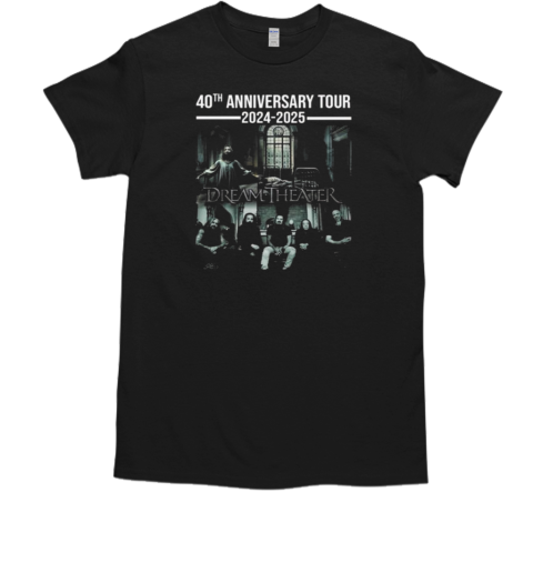 Dream Theater 40th Anniversary Tour 2024 2025 T-Shirt