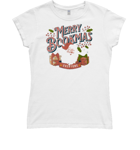 Merry Bookmas Christmas T- Classic Women's T-shirt