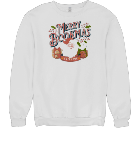 Merry Bookmas Christmas T- Unisex Sweatshirt