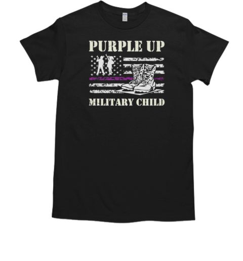 Purple Up Military Child T-Shirt