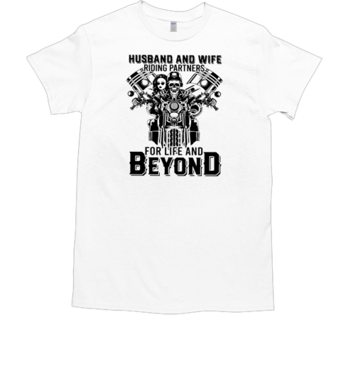 Husband And Wife Riding Partners For Life T-Shirt