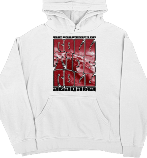 The University Of Roll Tide Psychedelic Alabama T- Unisex Hoodie