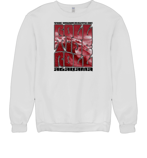 The University Of Roll Tide Psychedelic Alabama T- Unisex Sweatshirt