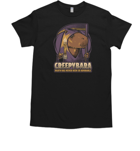 Creepy Death Capybara Dark Fun Pet T-Shirt