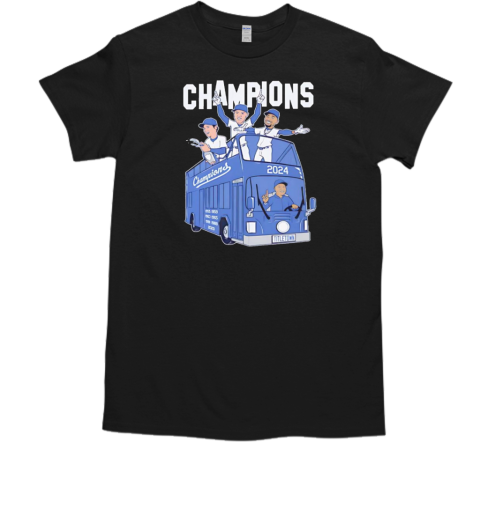 LA Dodgers champions caricatures 2024 T-Shirt