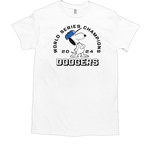 Snoopy Los Angeles Dodgers 2024 World Series Champions T-Shirt Snoopy Los Angeles Dodgers 2024 World Series Champions T-Shirt