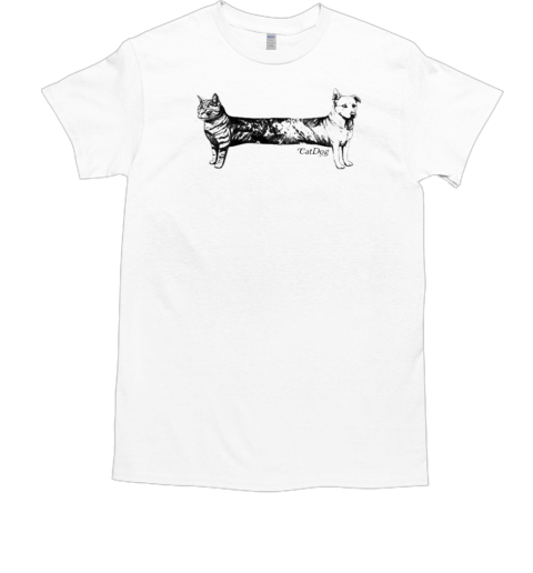 Cat And Dog Make Catdog Classic Men's T-shirt