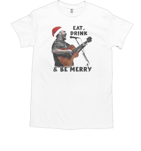 Dave Matthews Band Eat Drink And Be Mercy Rock N' Roll Christmas Classic Men's T-shirt