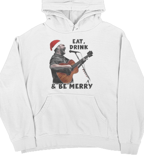 Dave Matthews Band Eat Drink And Be Mercy Rock N' Roll Christmas Unisex Hoodie