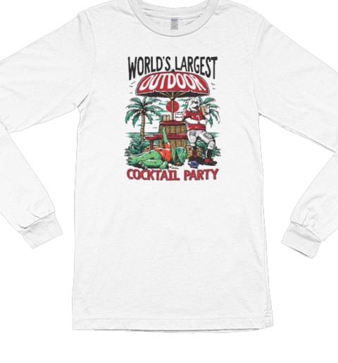 GA Cocktail Party World's Largest Outdoor 2024 Long Sleeved T-shirt 