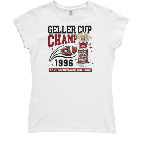 Georgia Bulldogs Geller Cup Champ Football Geller Cup Champ 1996 Classic Women's T-shirt