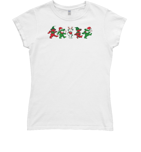 Grateful Dead Dancing Bears Christmas 2024 Classic Women's T-shirt