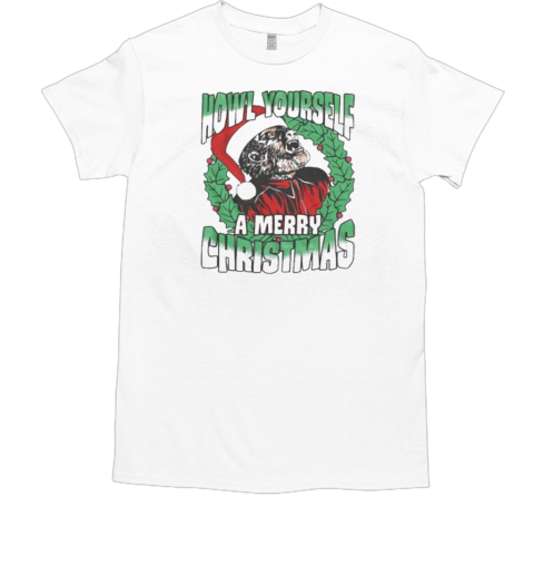 Howl Yourself A Merry Christmas Universal Monsters Classic Men's T-shirt