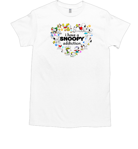 I Have A Snoopy Addiction Classic Men's T-shirt