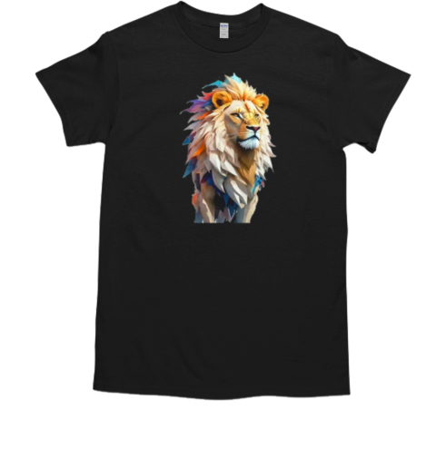 Lion panthera leo geometric T-Shirt
