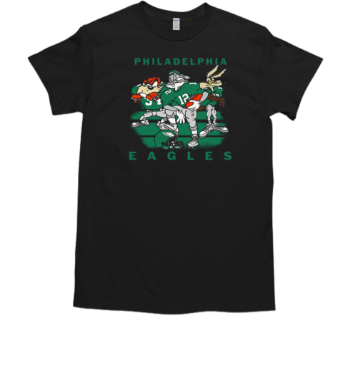 Philadelphia Eagles Cartoon Eagles Super Bowl 2024 T-Shirt
