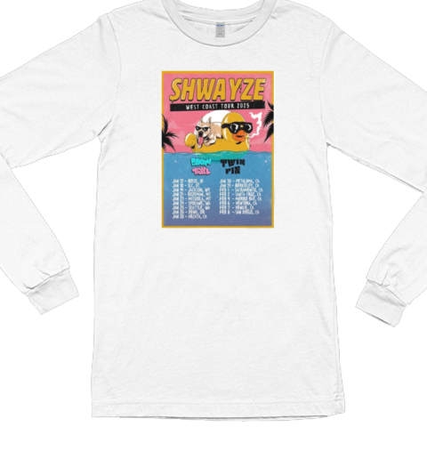 Shwayze West Coast 2025 Tour Long Sleeved T-shirt 