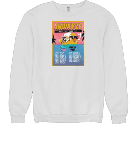 Shwayze West Coast 2025 Tour Unisex Sweatshirt