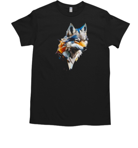 Wolf canis lupus geometric T-Shirt