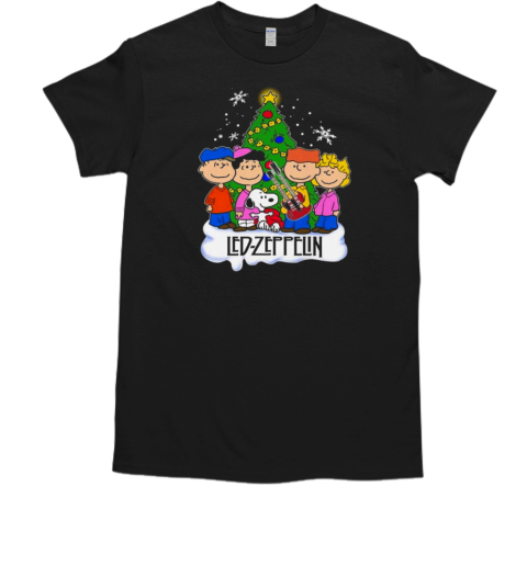 Led Zeppelin Snoopy Peanuts Christmas 2024 T-Shirt