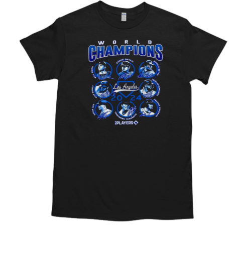 Los Angeles Dodgers Royal 2024 World Series Champions Player T-Shirt