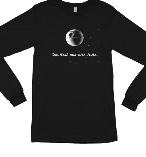 This Is Not A Moon  Long Sleeved T-shirt 