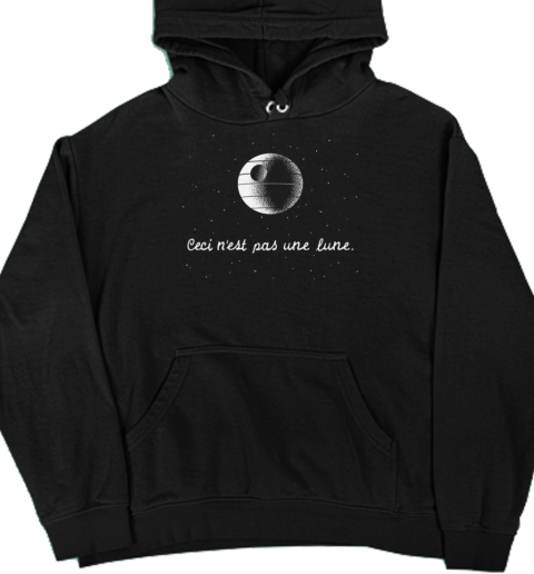 This Is Not A Moon  Unisex Hoodie