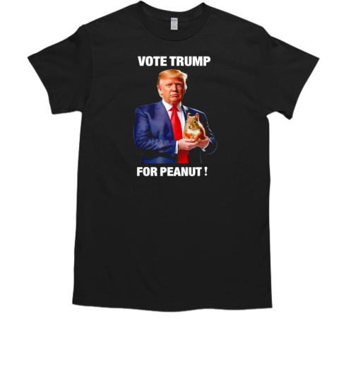 Vote Trump for peanut Classic Men's T-shirt