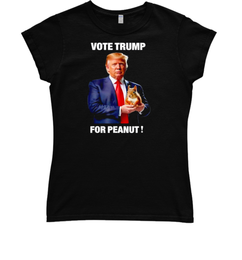 Vote Trump for peanut Classic Women's T-shirt