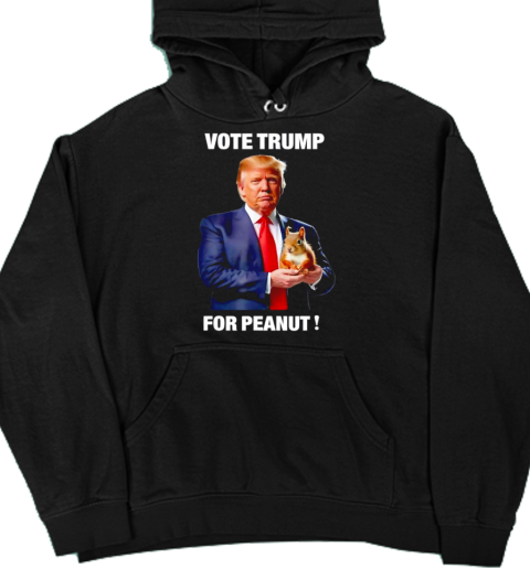 Vote Trump for peanut Unisex Hoodie