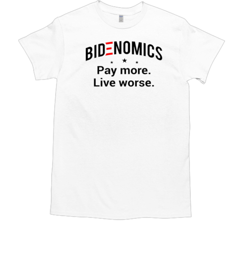 Bidenomics pay more live worse T- Classic Men's T-shirt